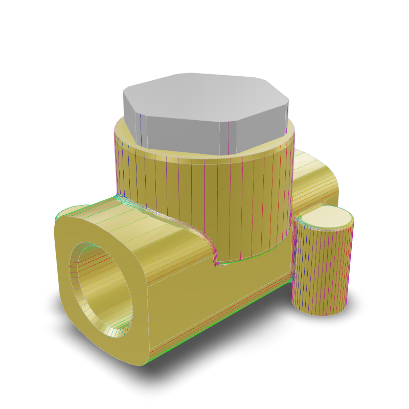 2/2-Yollu Direkt Çekmeli Akışkan Solenoid Valfi (Paslanmaz Çelik) ECD01S1GAV15-000