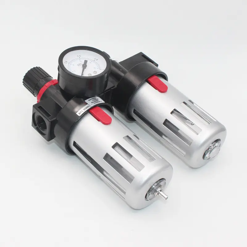 Yağ Su Ayırıcı Basınç Regülatörü Filtre Bfc2000 Çift Bileşenli Hava Kaynaklı İşlemci