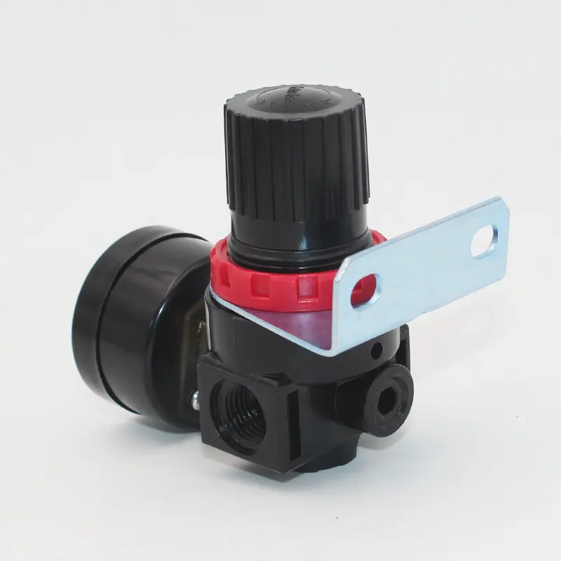 Airtac Tip Ar2000 G1/4 Hava Basınç Regülatörü Basınç Göstergesi Yağ-Su Ayırıcı Basınç Düşürücü Vana